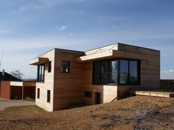 maison ossature bois à Vouillé